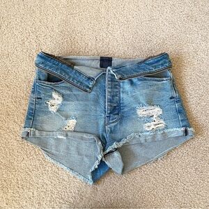 RtA River Distressed Shorts